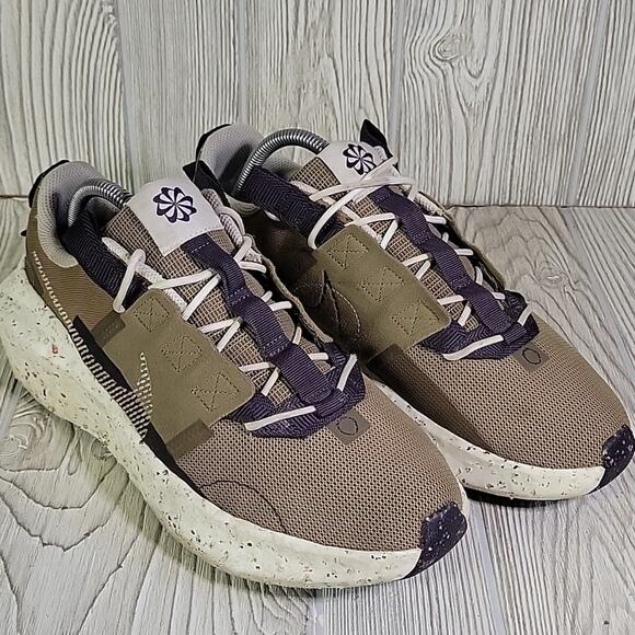 Nike Crater Impact Running Shoes Brown Kelp Mens Size 9.5 main image 6